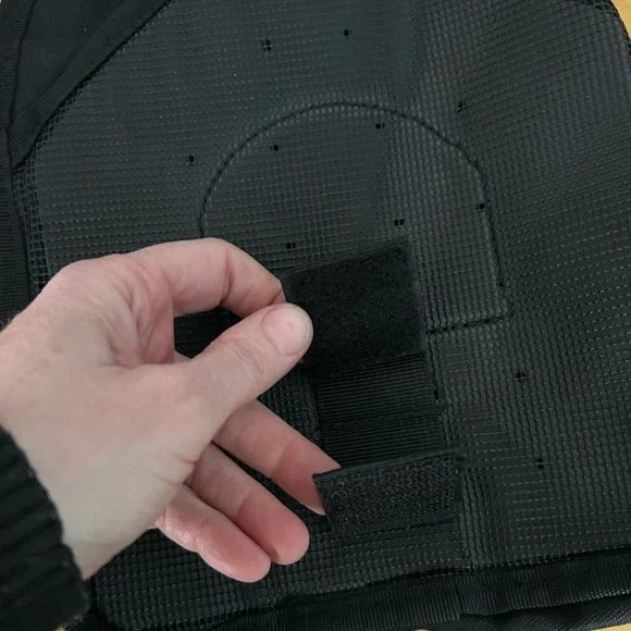 Men's Black Waterproof Tactical Crossbody Backpack